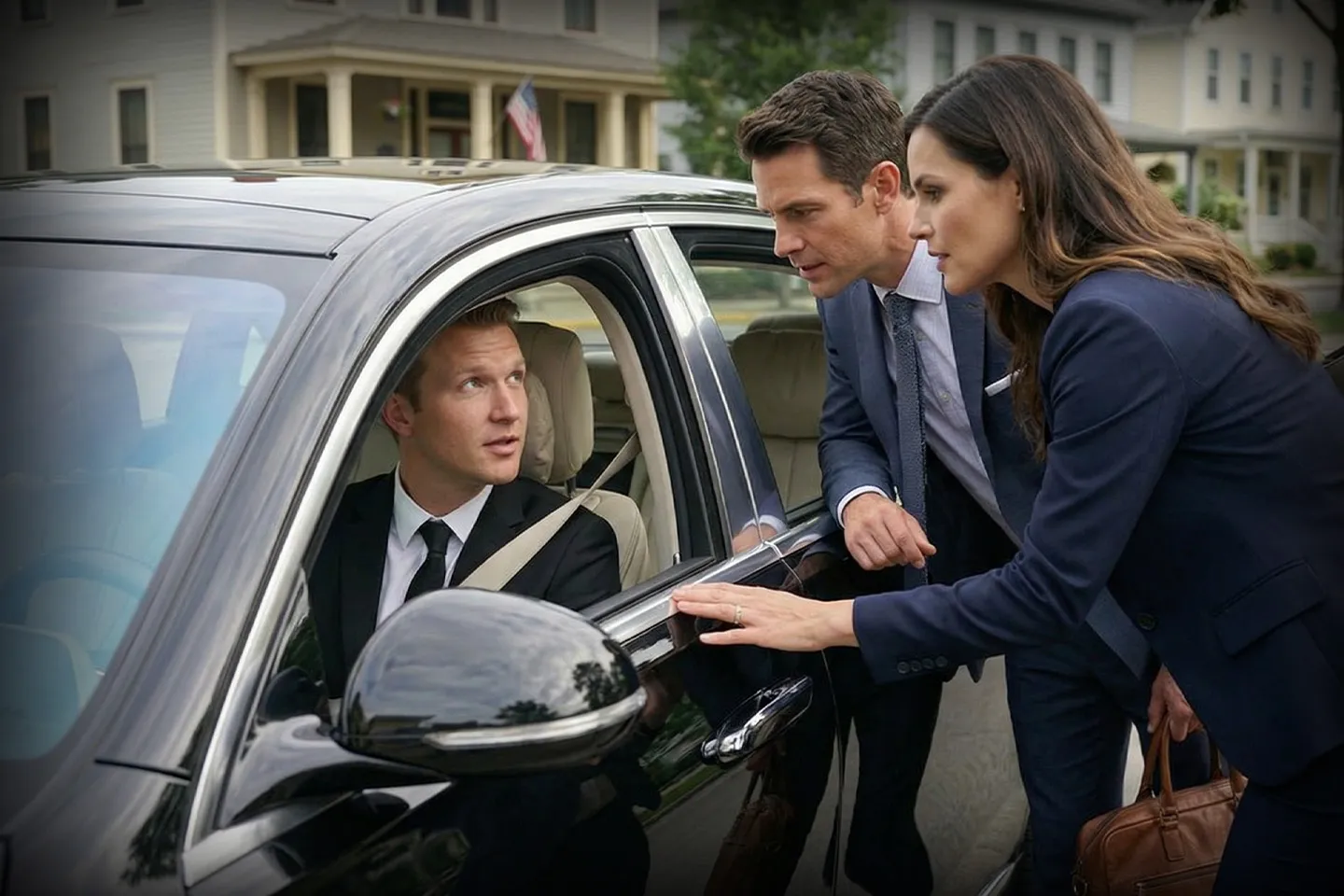 Premium black car from Chautauqua car service