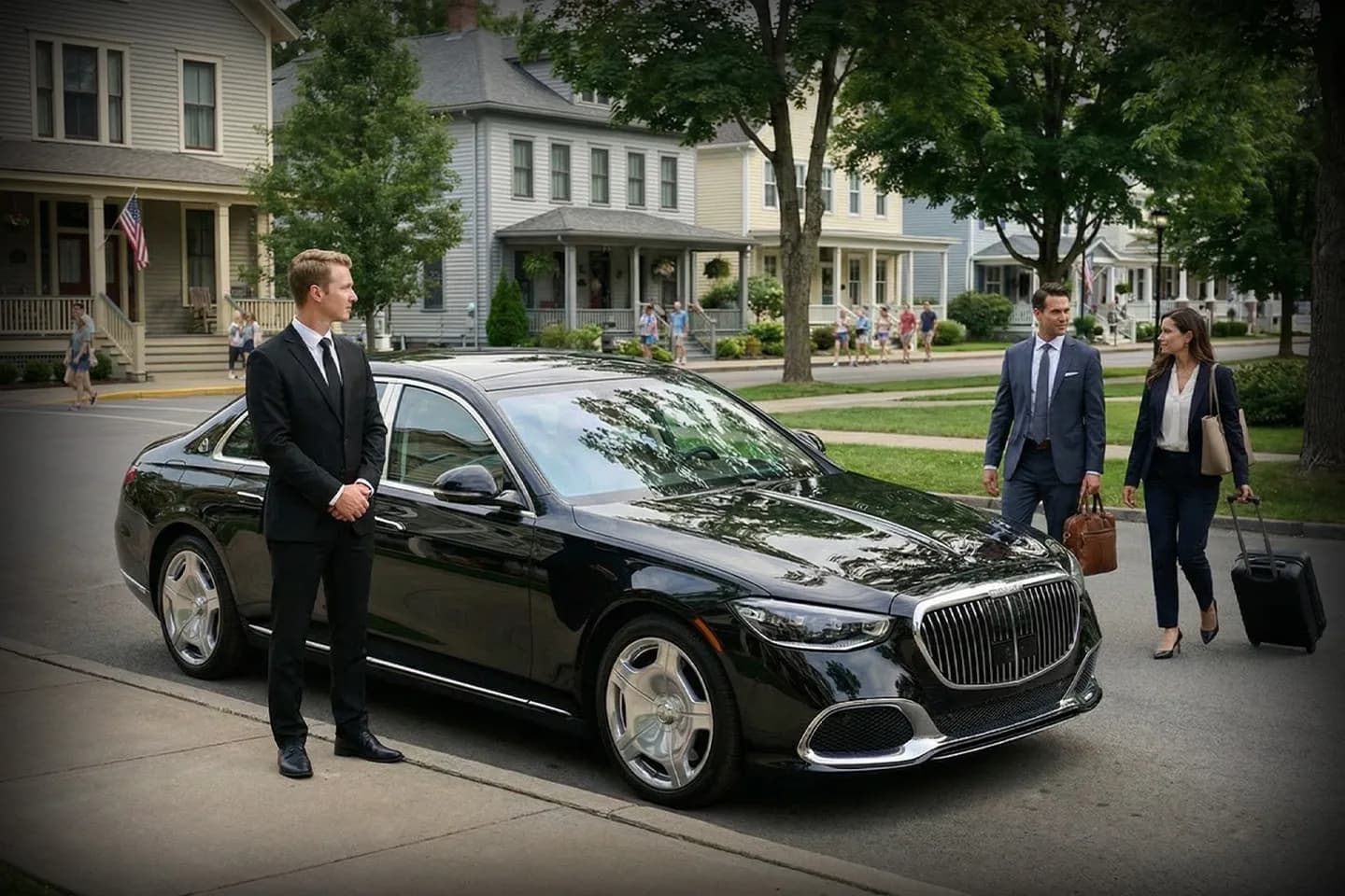 Professional chauffeur providing Chautauqua car service