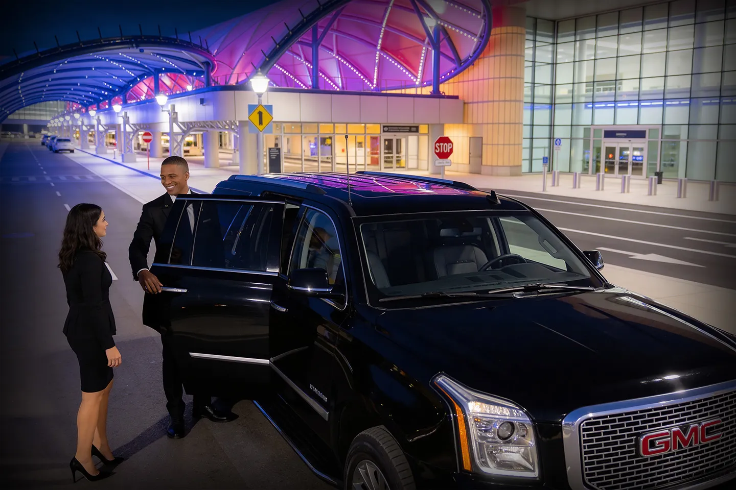 Professional car service for Rochester International ROC Airport with luxury vehicle and chauffeur