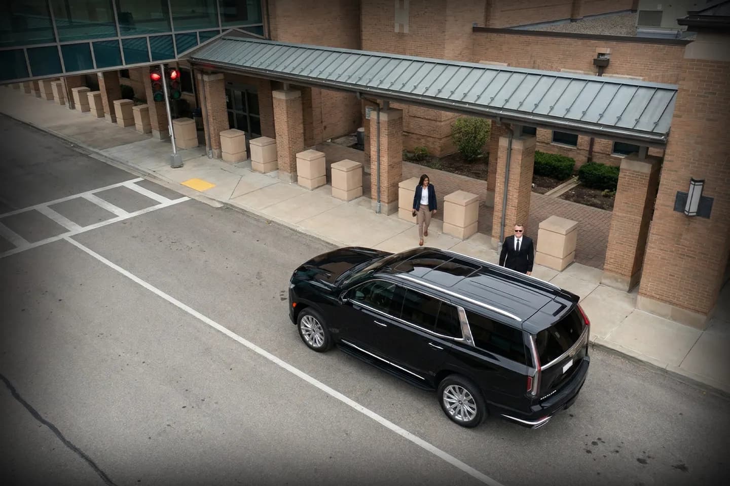 Private luxury car service providing airport transfer at Westchester County Airport