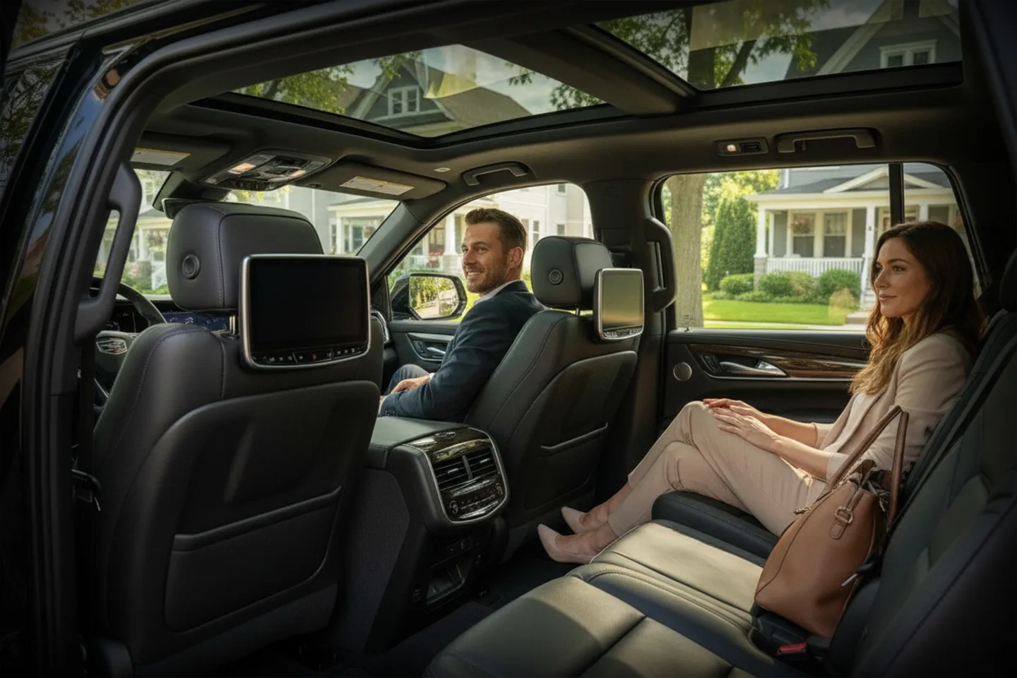 Luxury sedan for Genesee car service transportation