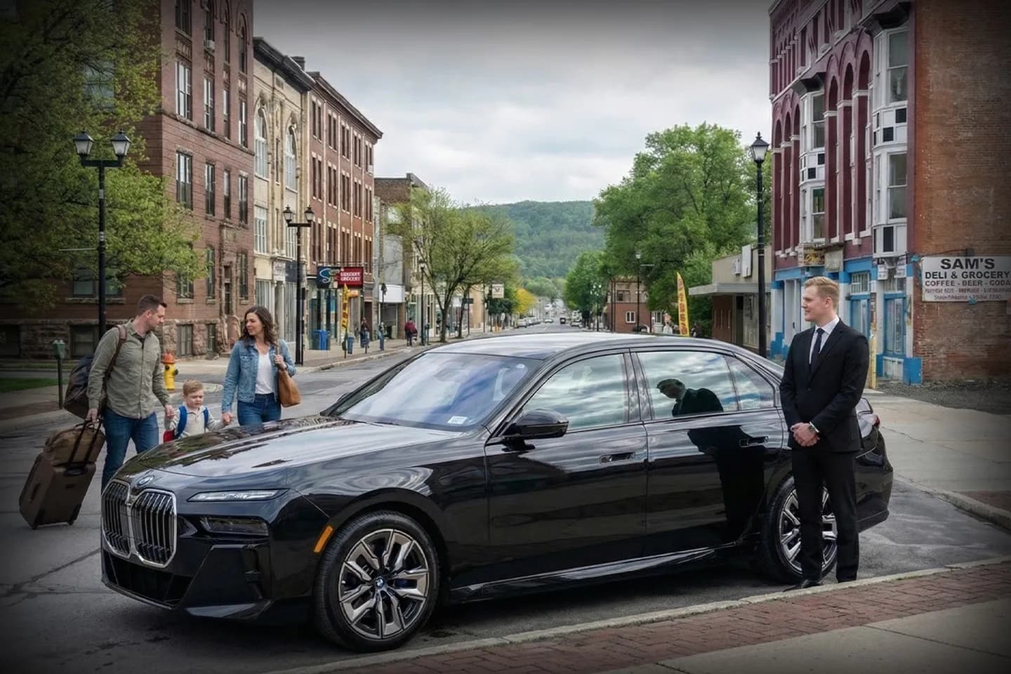 Luxury SUV for private transportation by Herkimer car service