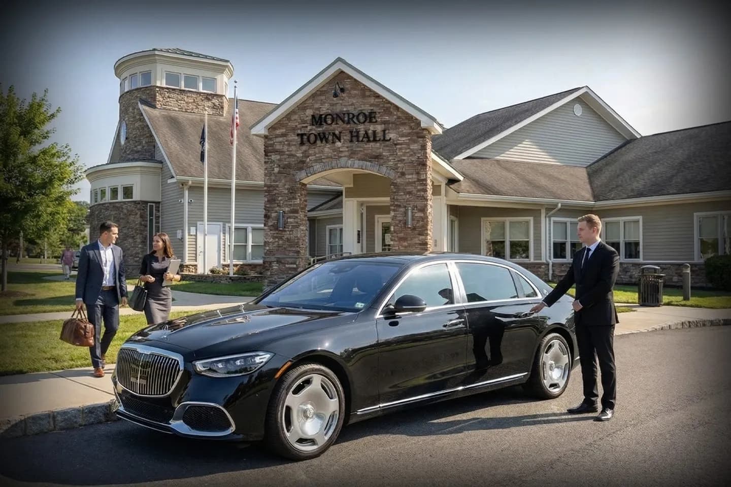 Private airport ride by Monroe car service