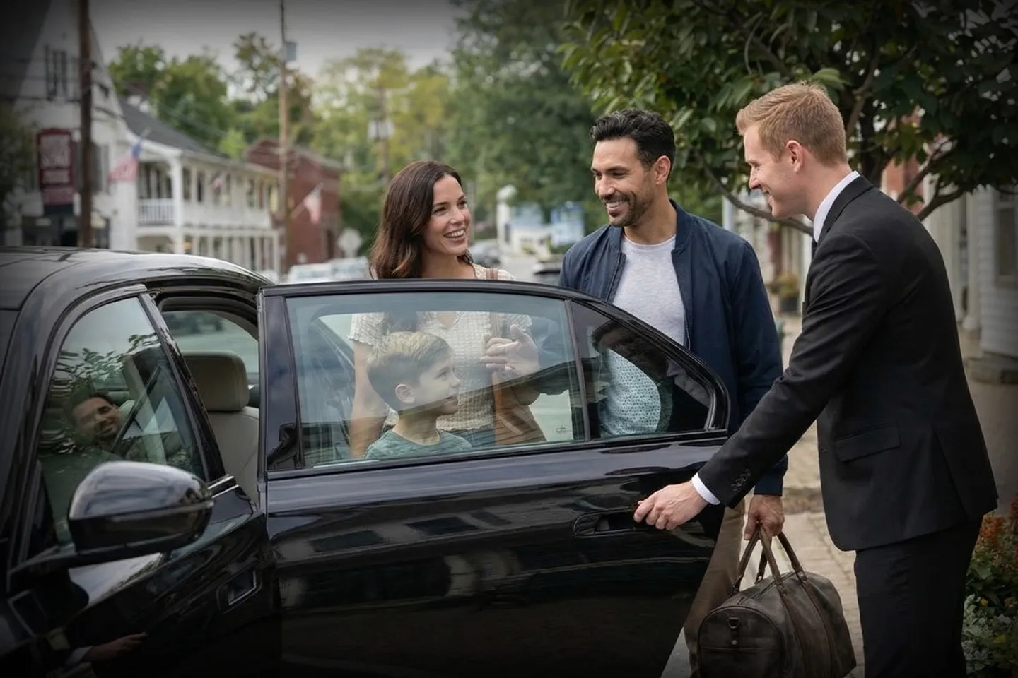 Luxury sedan providing Montgomery car service in Montgomery NY