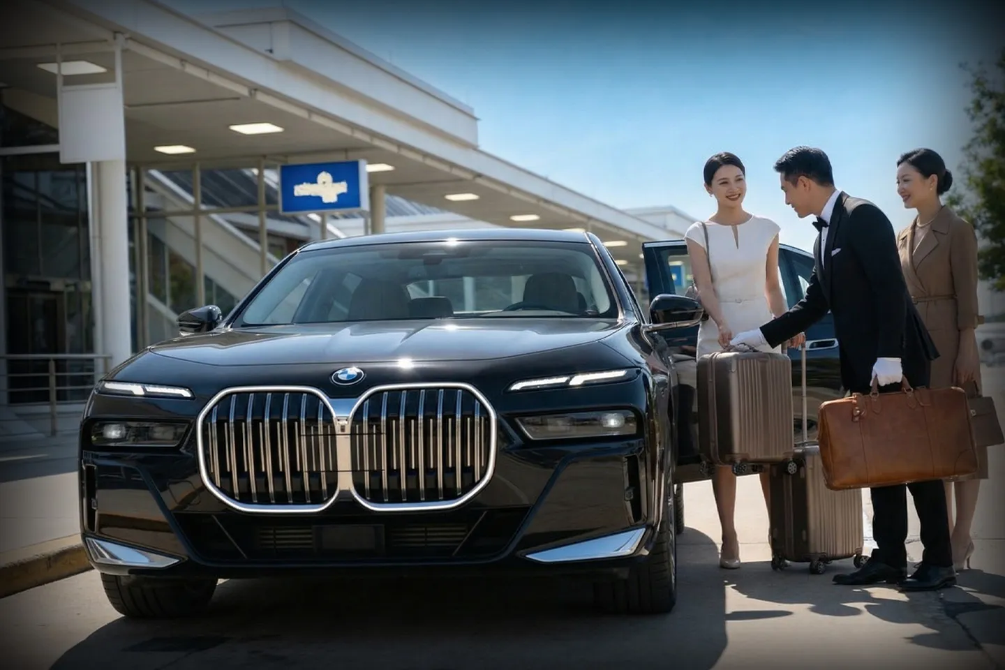 Professional local car service for Lehigh Valley International ABE Airport with luxury vehicle and chauffeur