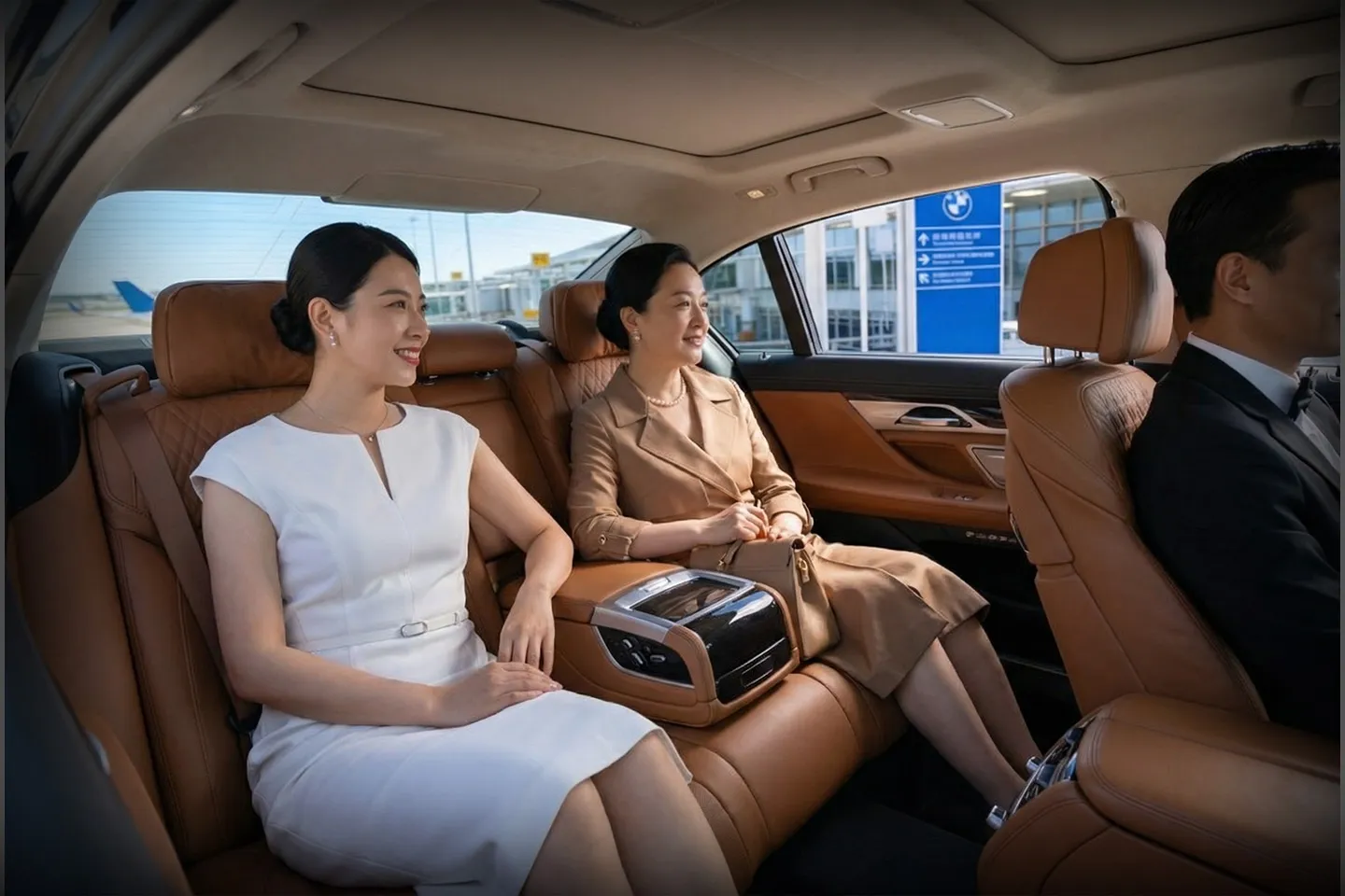 Chauffeur-driven executive car service near Lehigh Valley International ABE Airport for business travelers