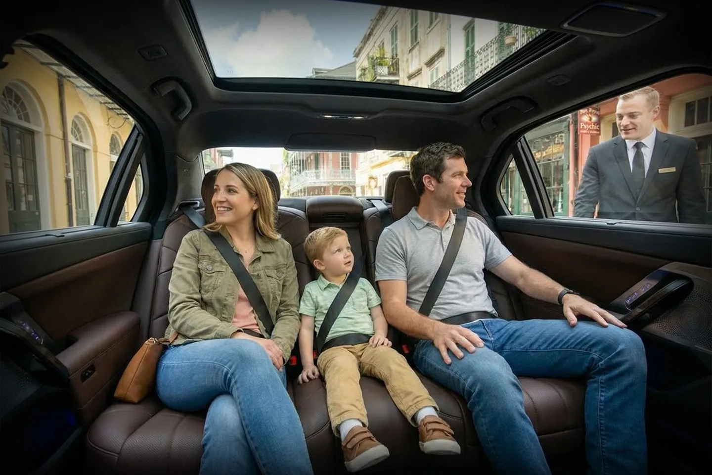 Luxury sedan from Orleans car service in Orleans, NY