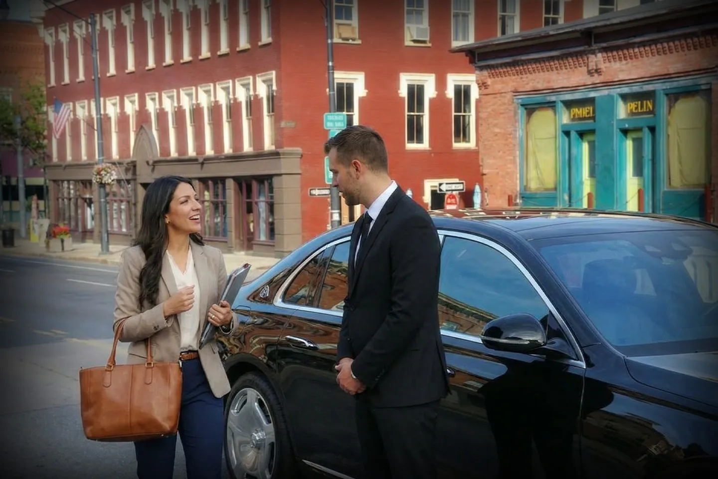 Luxury sedan for Oswego car service in Oswego, NY