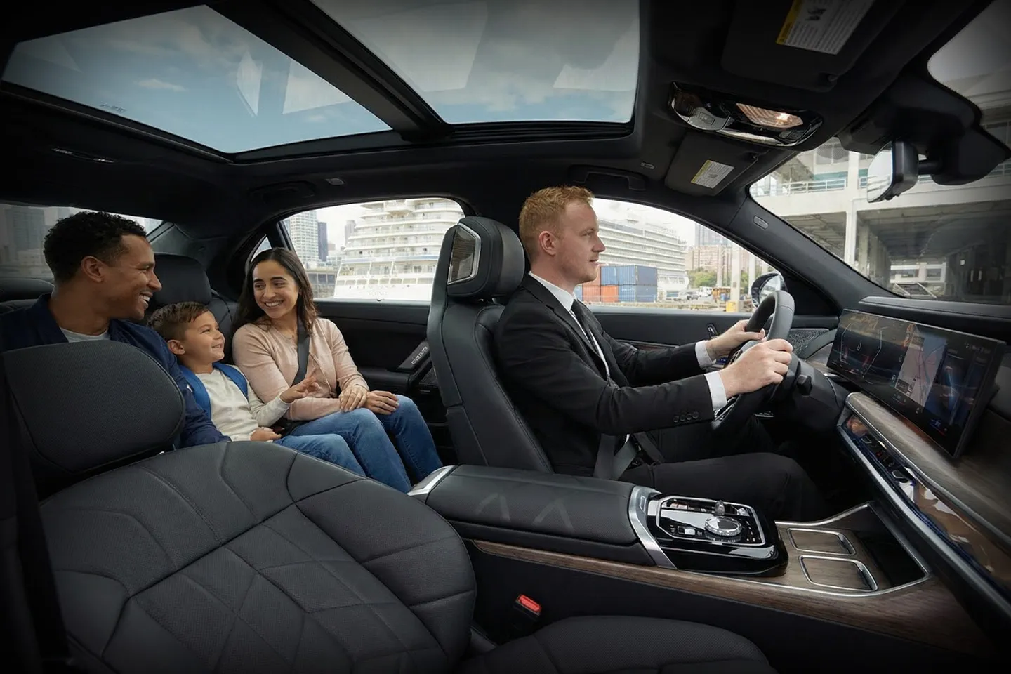 Private chauffeur-driven car service to and from New York cruise terminals