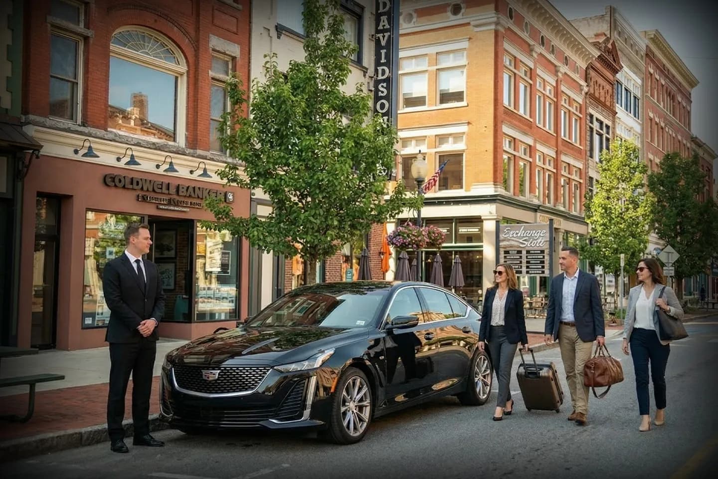 Airport pickup vehicle by Saratoga car service