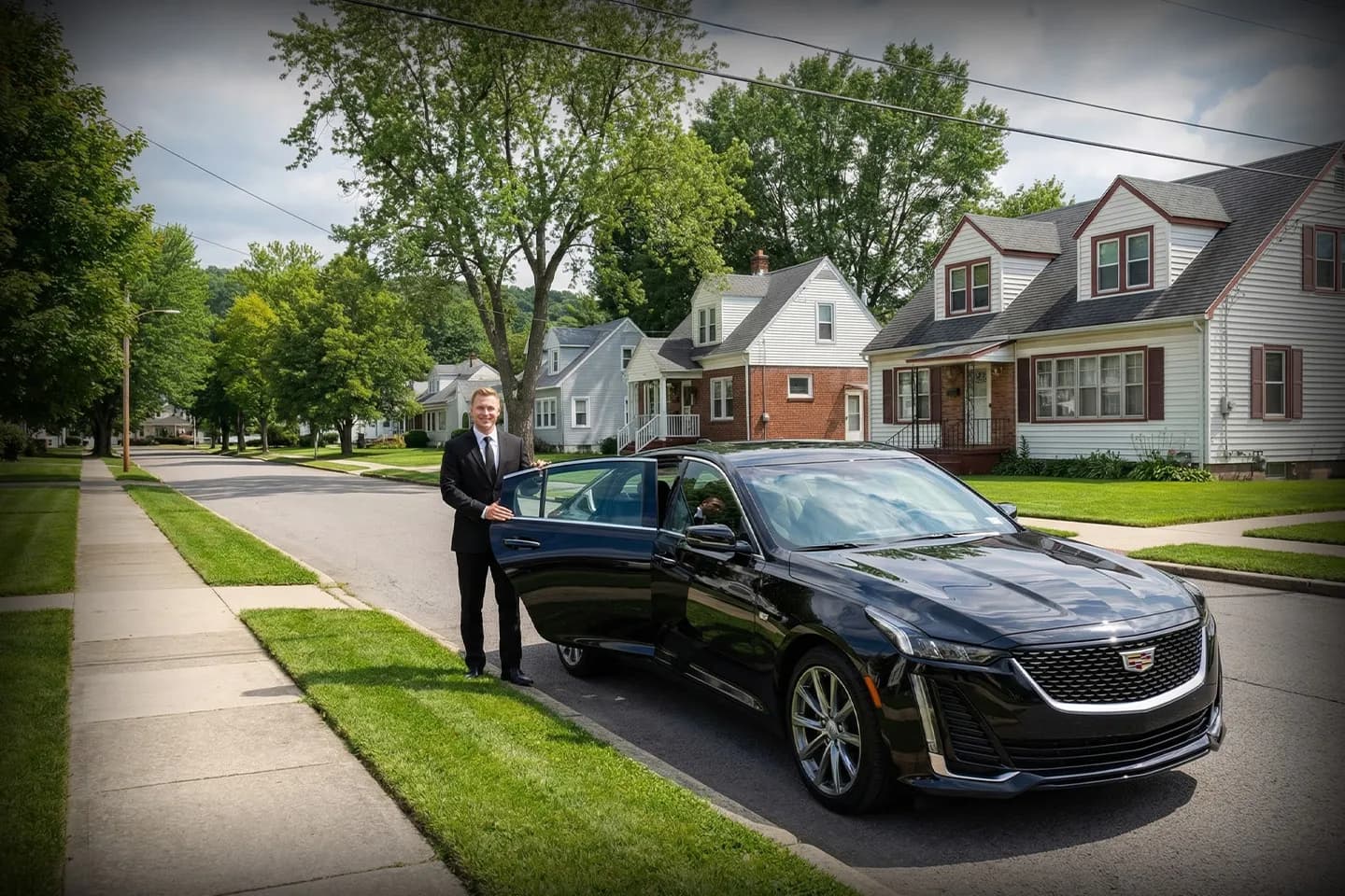 Premium black car for Schuyler car service transportation