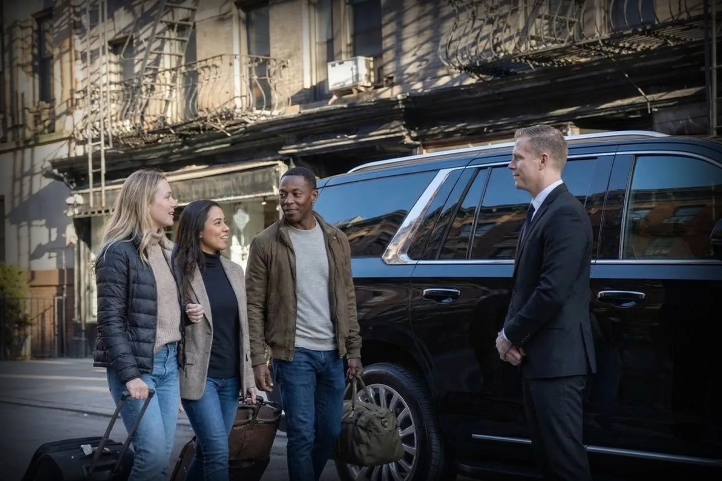 Private transportation vehicle from Sullivan car service