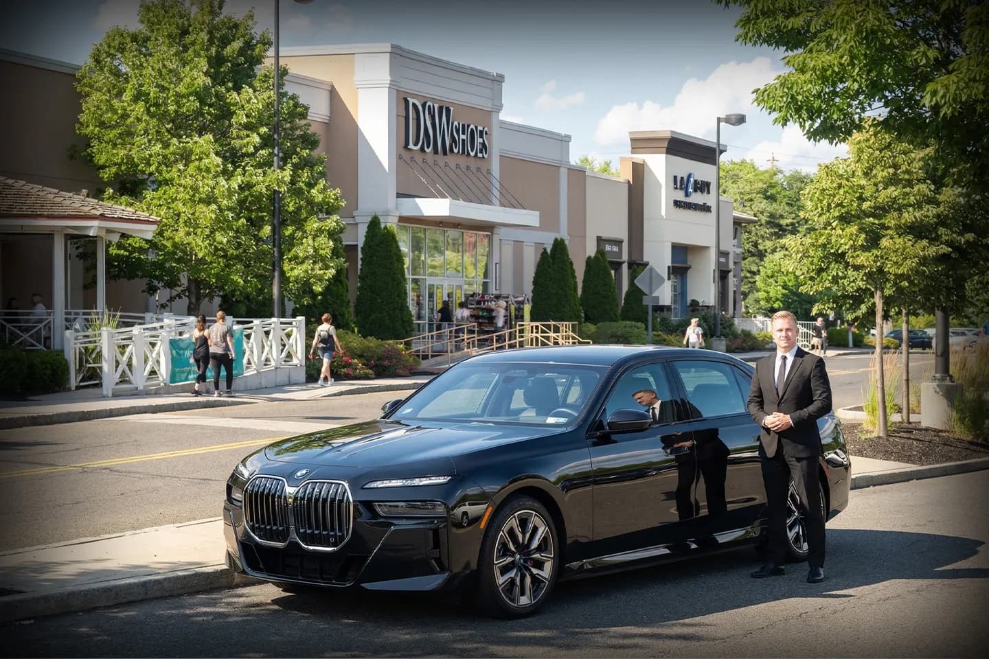 Premium black car from Wayne car service in NY