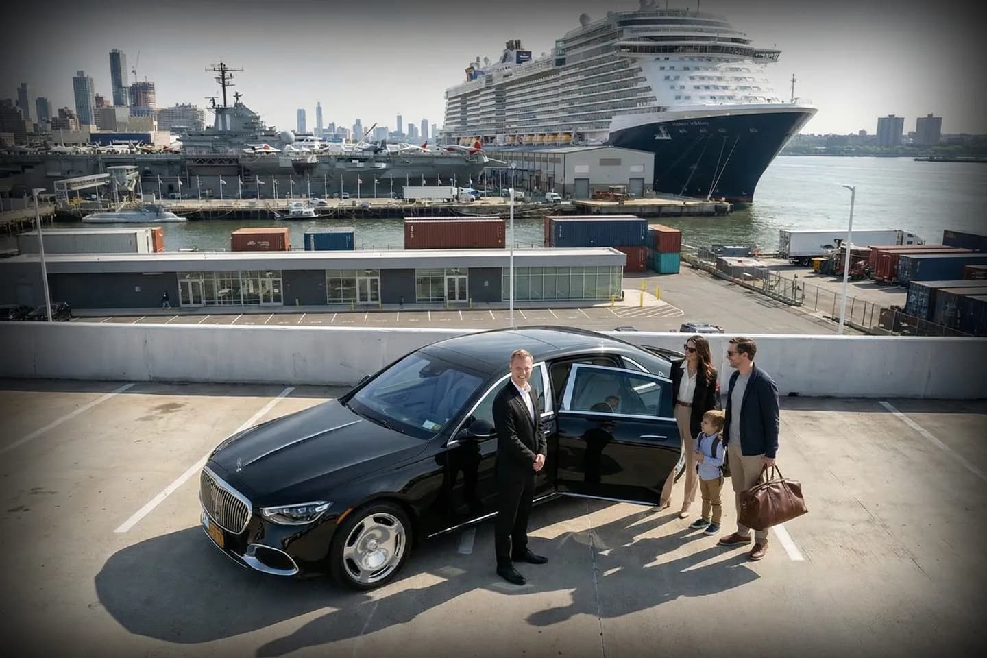 Luxury SUV and shuttle service for group transportation to Manhattan Cruise Terminal