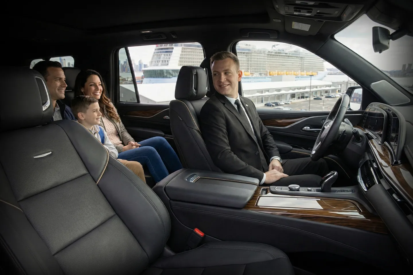 Private chauffeur-driven car service to and from New Jersey cruise ports