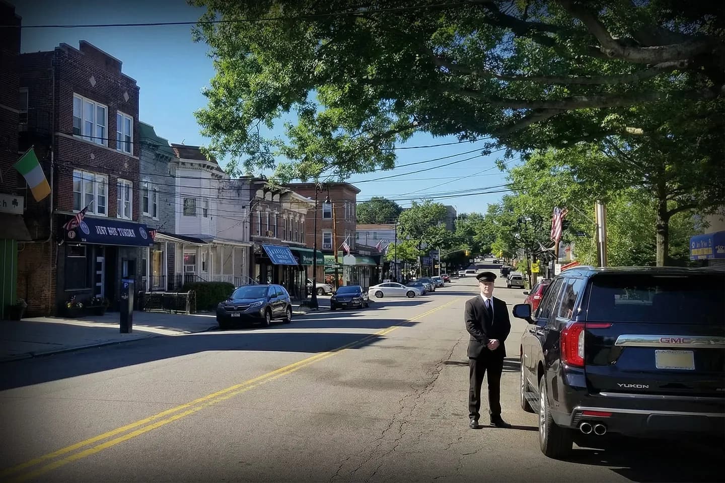 Airport pickup vehicle for Bronx NY chauffeur service