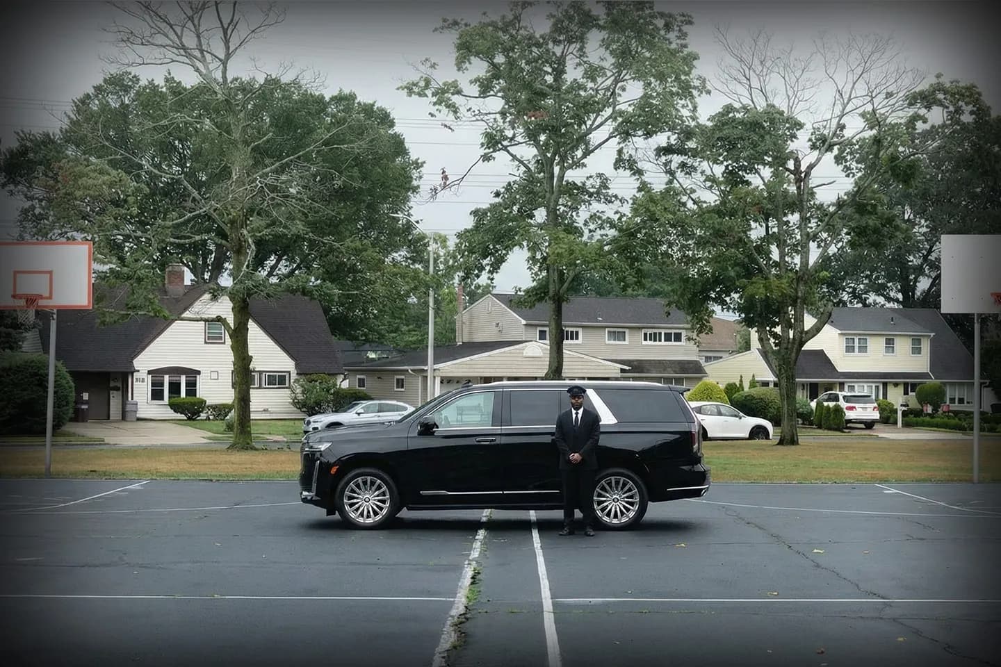 Airport pickup vehicle for Nassau NY chauffeur service