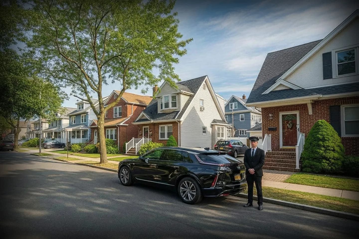 Airport pickup car for Staten Island NY chauffeur service