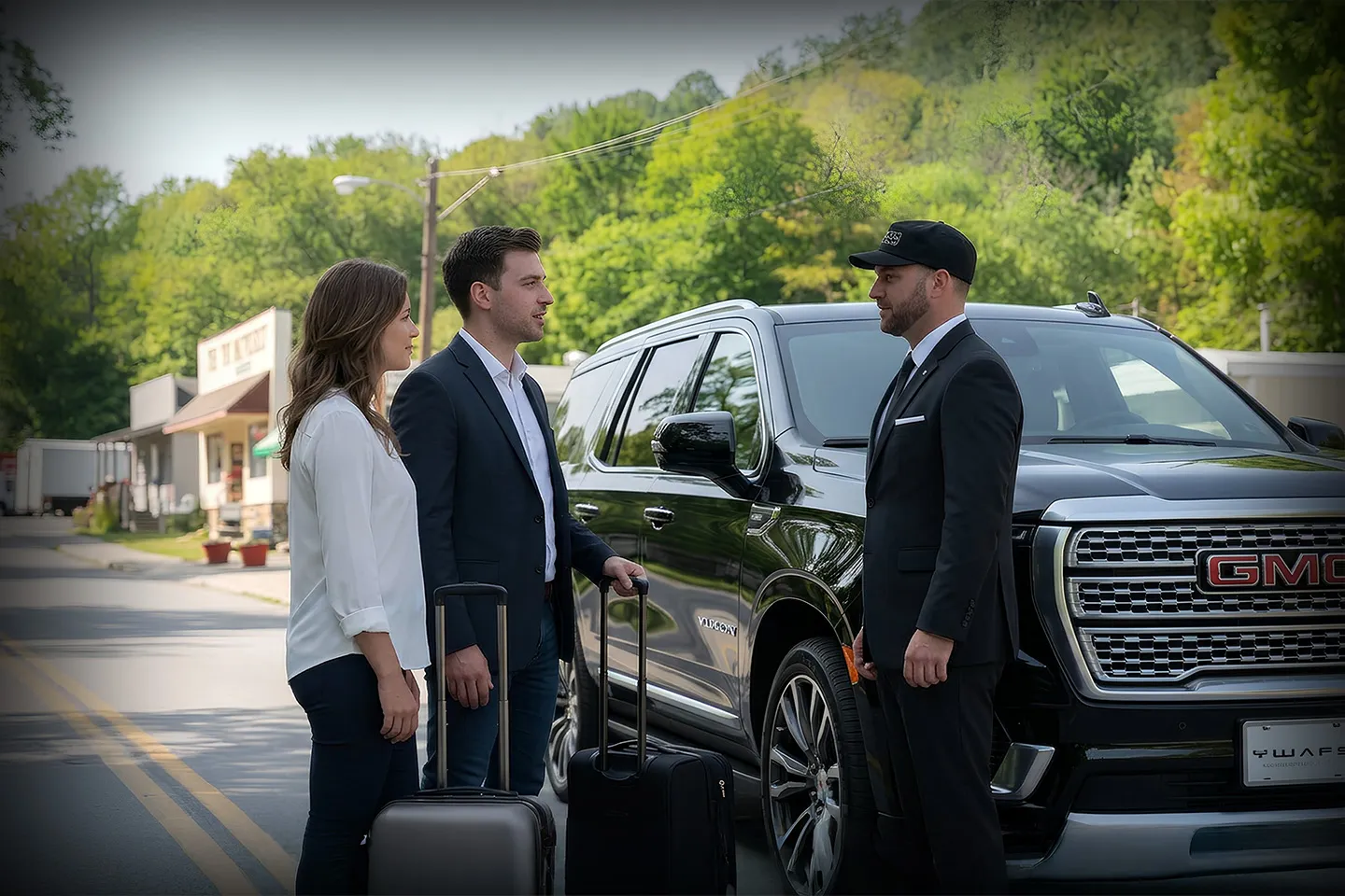 Chauffeur driven sedan for Allegany NY chauffeur service