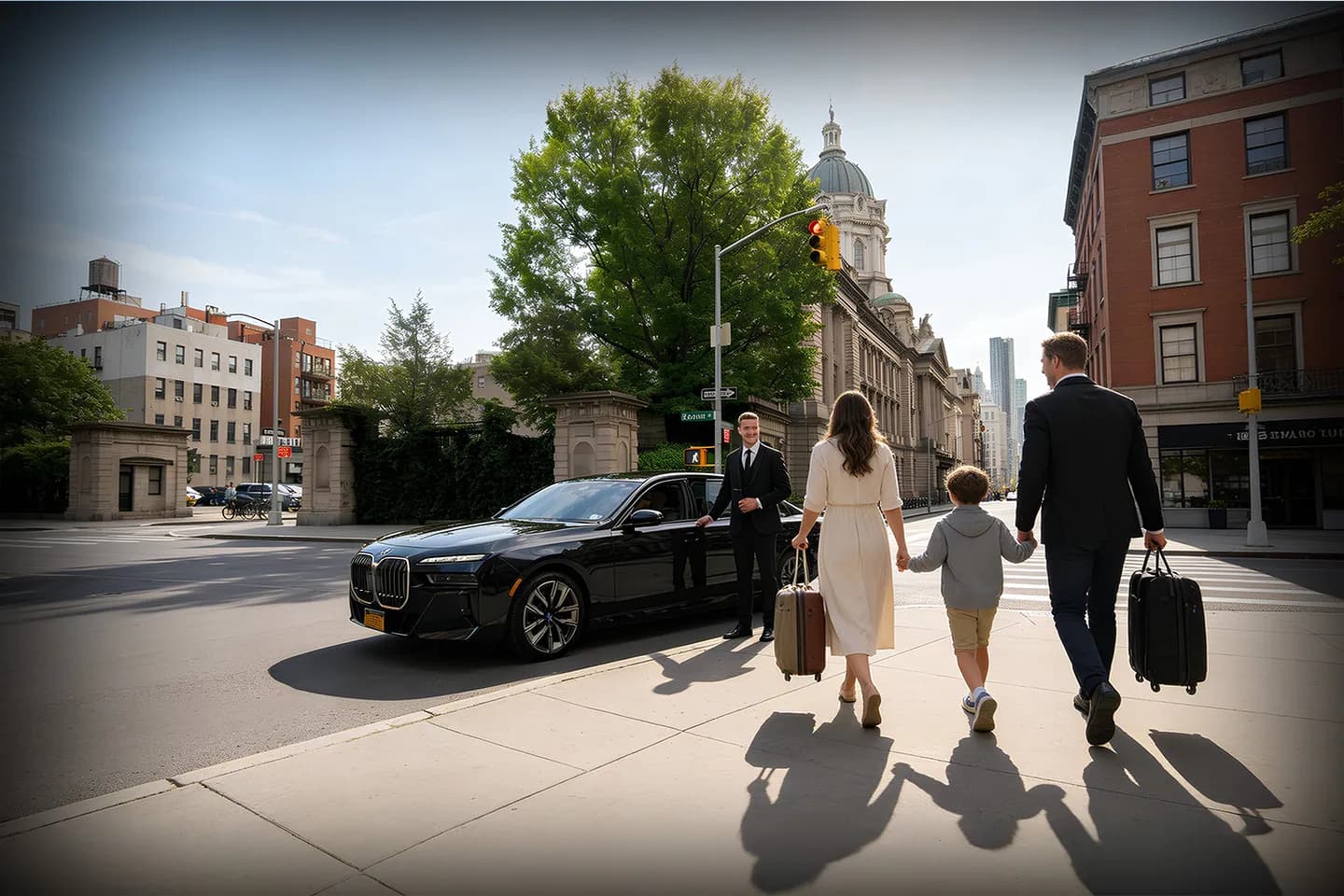 Airport transfer vehicle for Broome NY chauffeur service