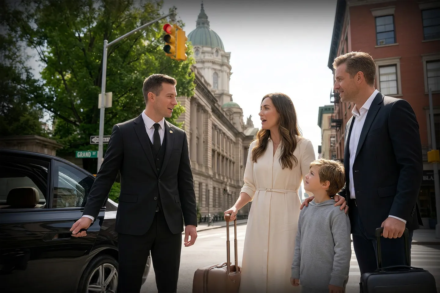 Luxury sedan for Broome NY chauffeur service in Broome, NY