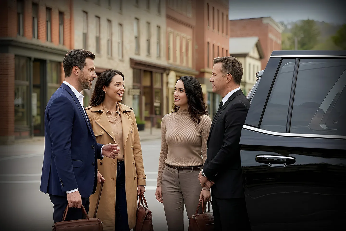 Luxury sedan for Cattaraugus NY chauffeur service transportation