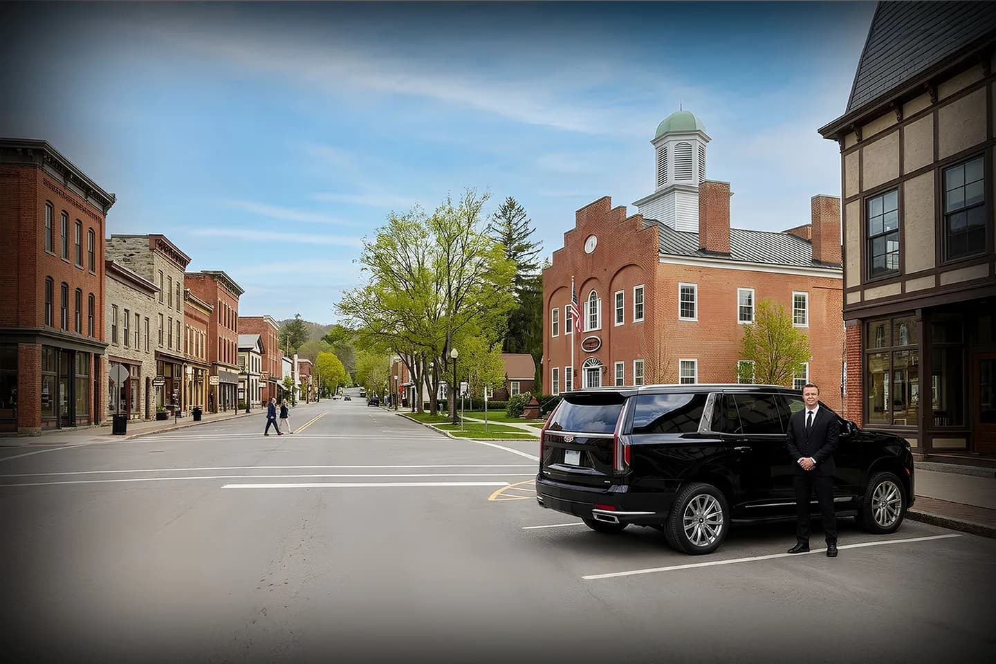 Premium black car for chauffeur service in Cattaraugus NY