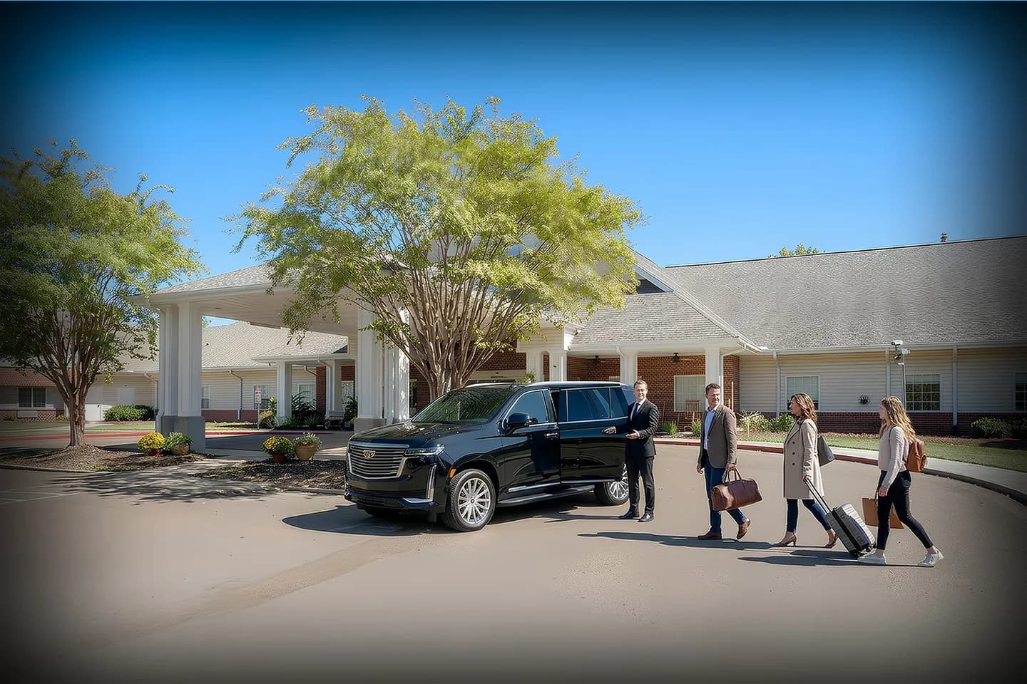 Airport transfer vehicle by Clinton NY chauffeur service