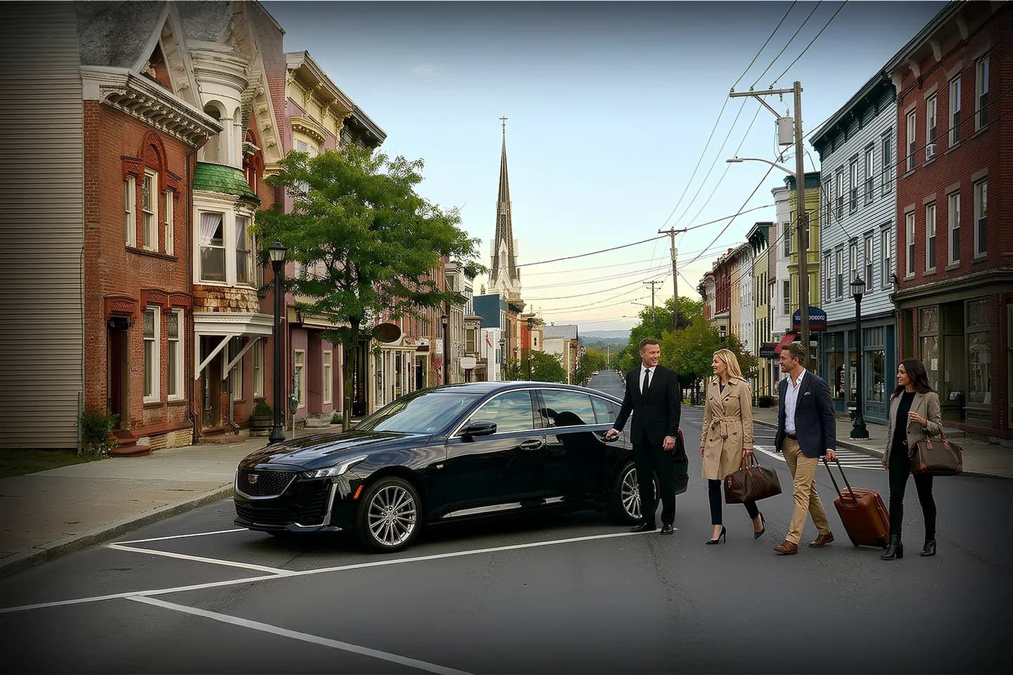 Airport transfer vehicle from Columbia NY chauffeur service