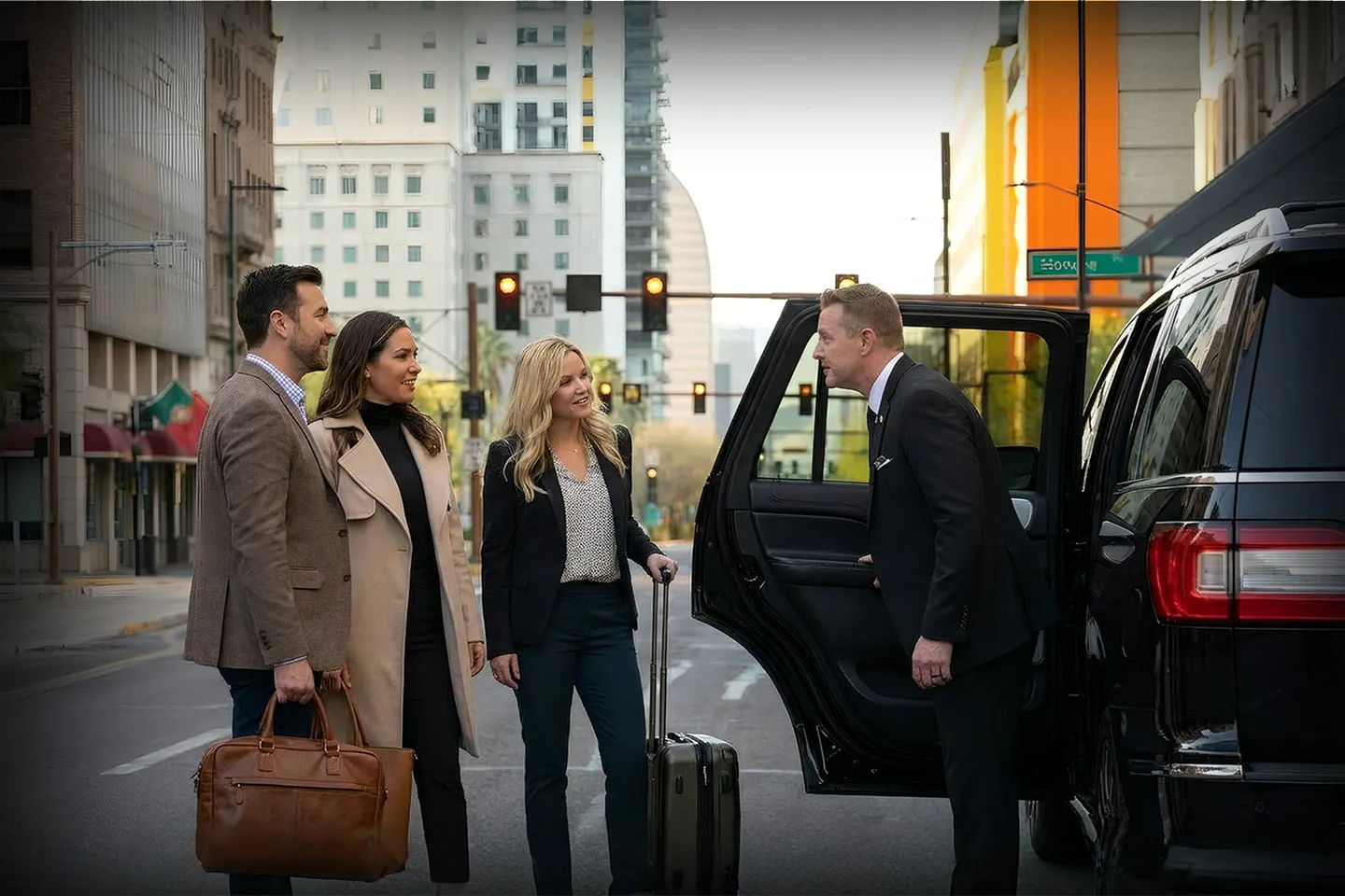 Arizona AZ car service providing airport transfer with luxury SUV