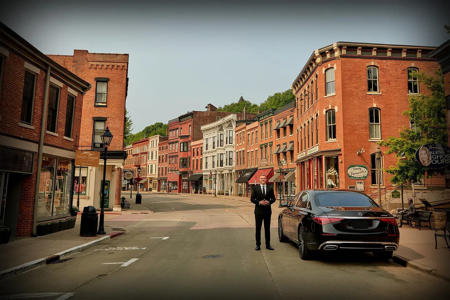 Premium limousine car service in Illinois IL for airport pickup