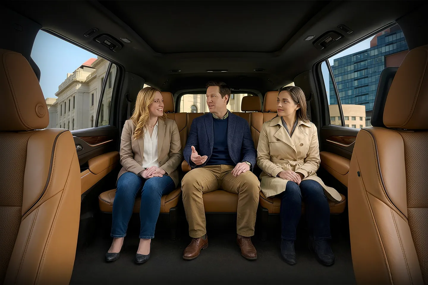 Professional chauffeur opening car door for client using Onondaga NY chauffeur service