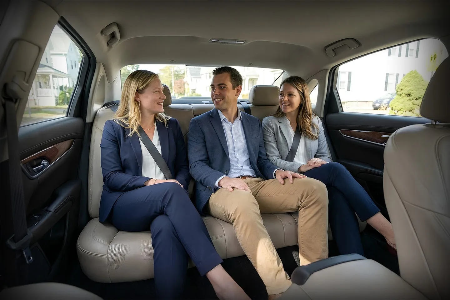 Putnam NY Chauffeur Service luxury sedan arriving at airport in Putnam County New York