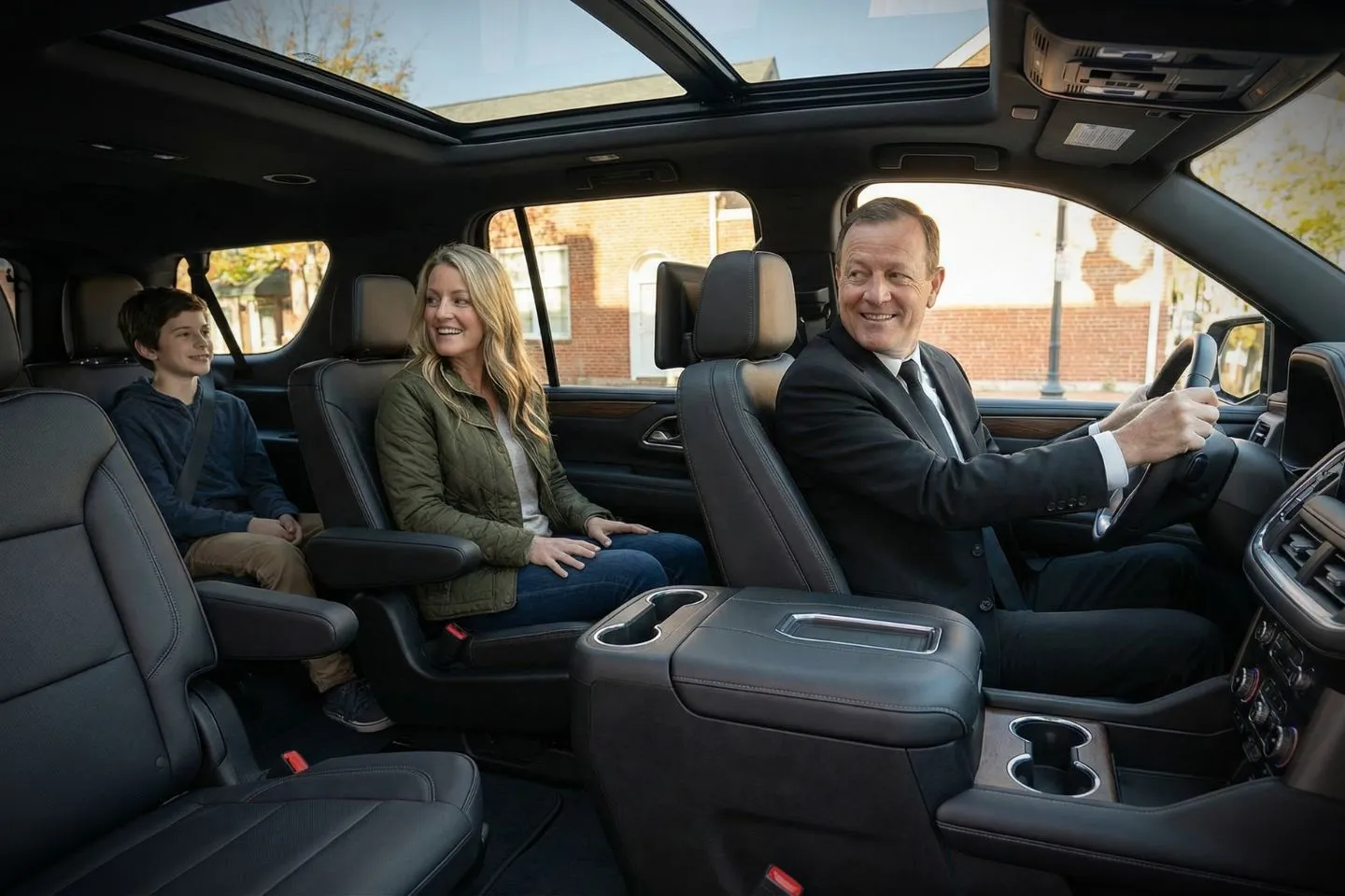 Airport transfer with Burlington NJ car service showing chauffeur loading luggage into sedan