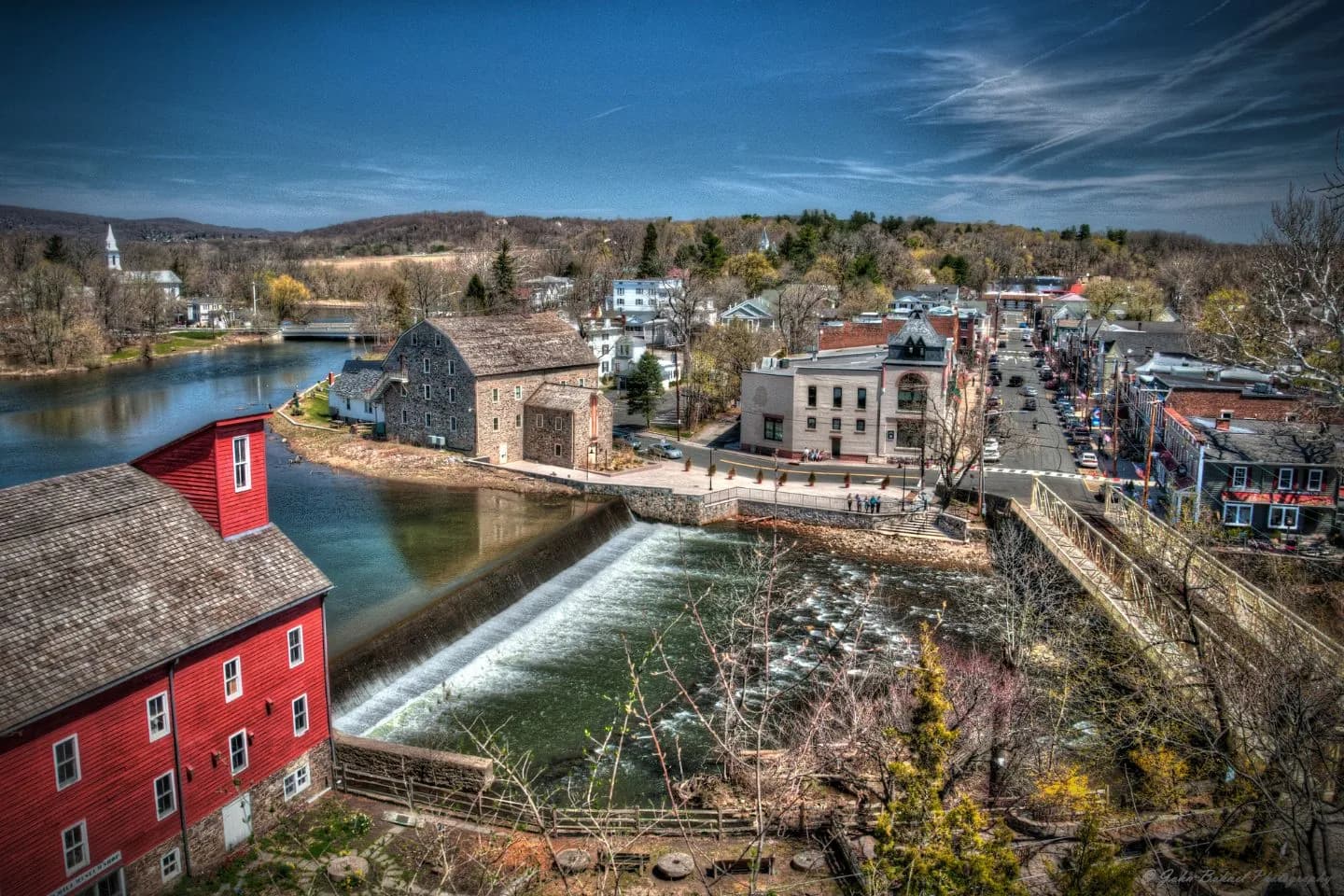 Hunterdon NJ airport car service pickup with luxury SUV at terminal entrance