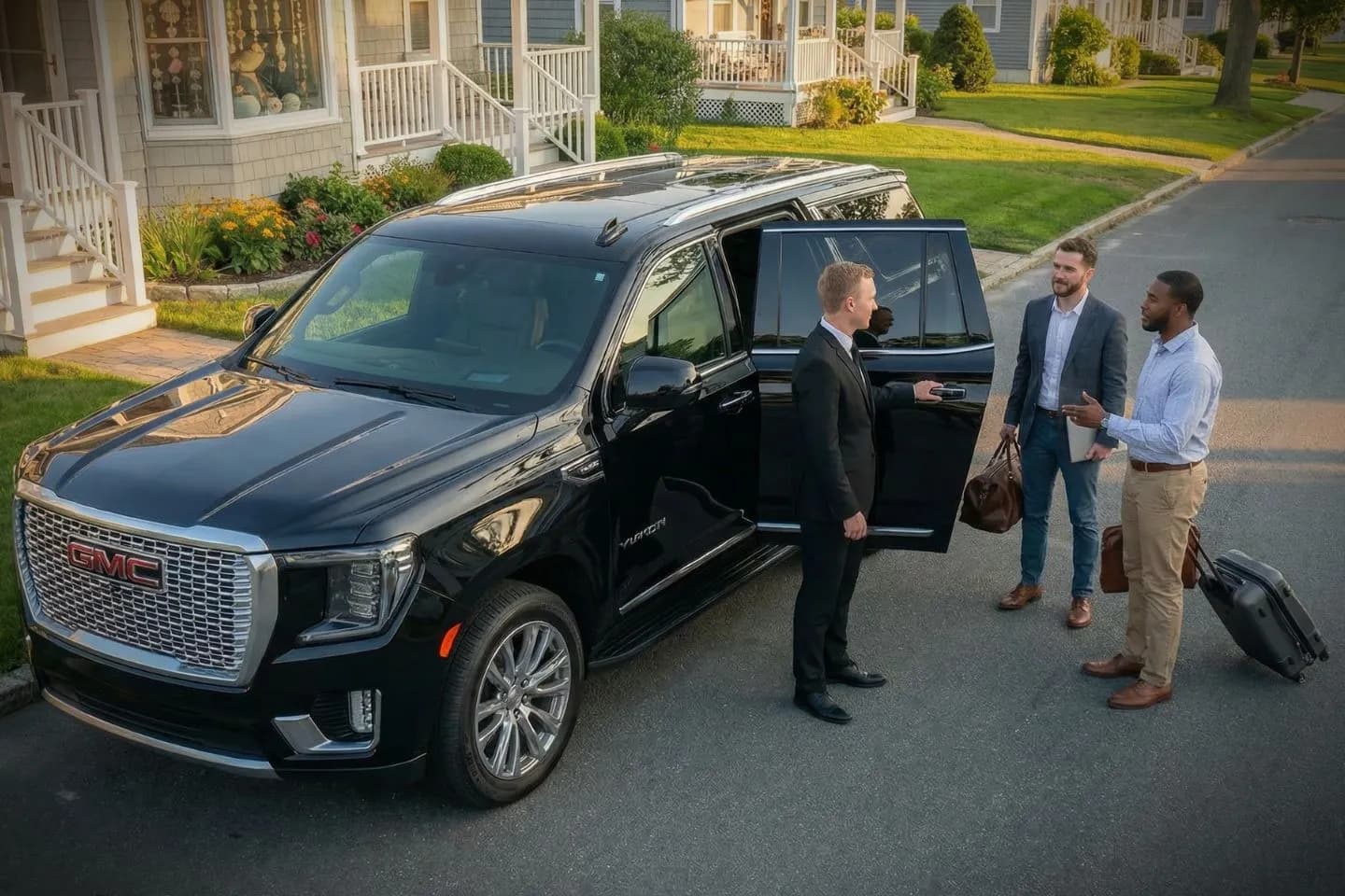 Nighttime chauffeur service pickup in Ocean NJ Car Service area