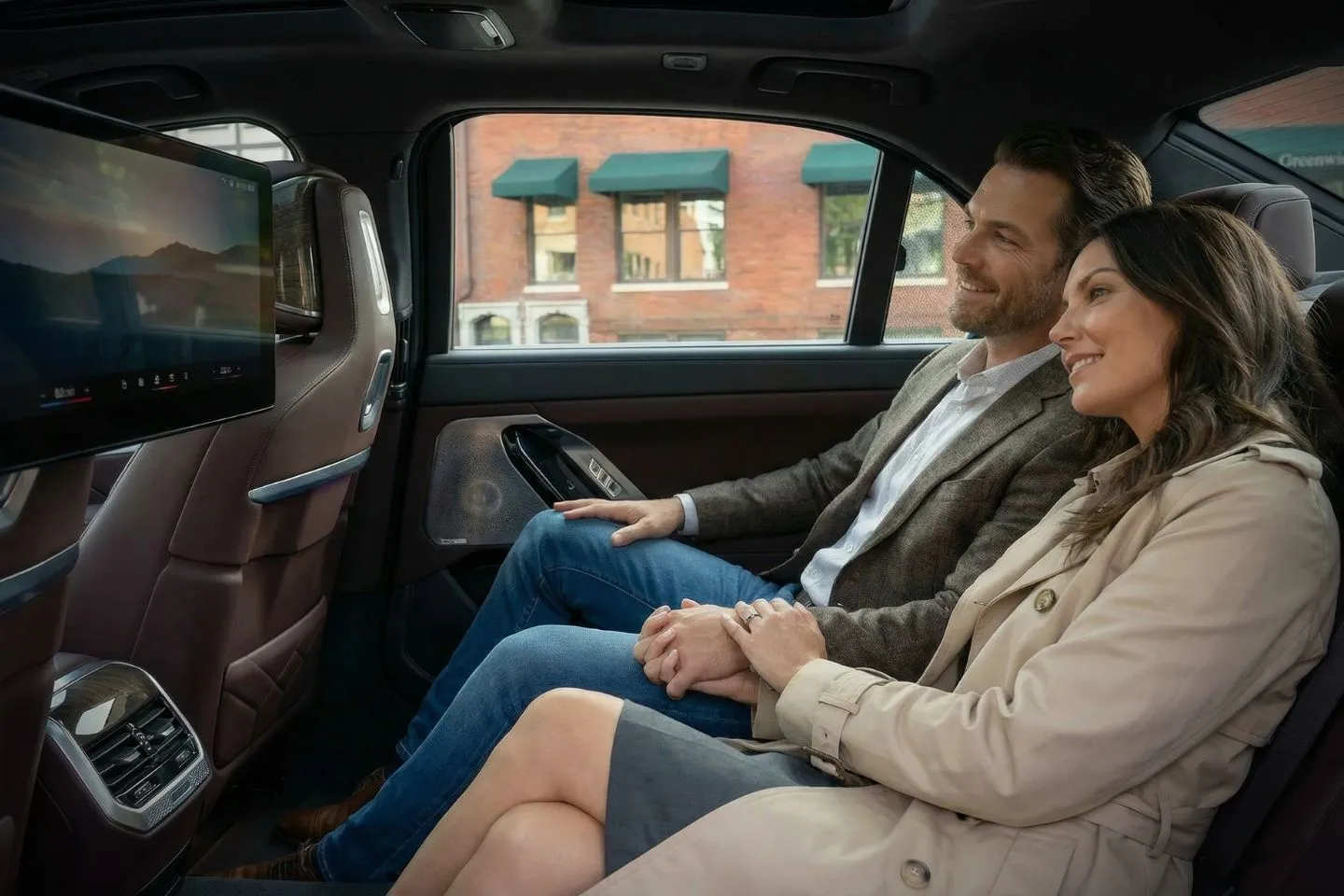 Business traveler using Fairfield CT car service for corporate transportation