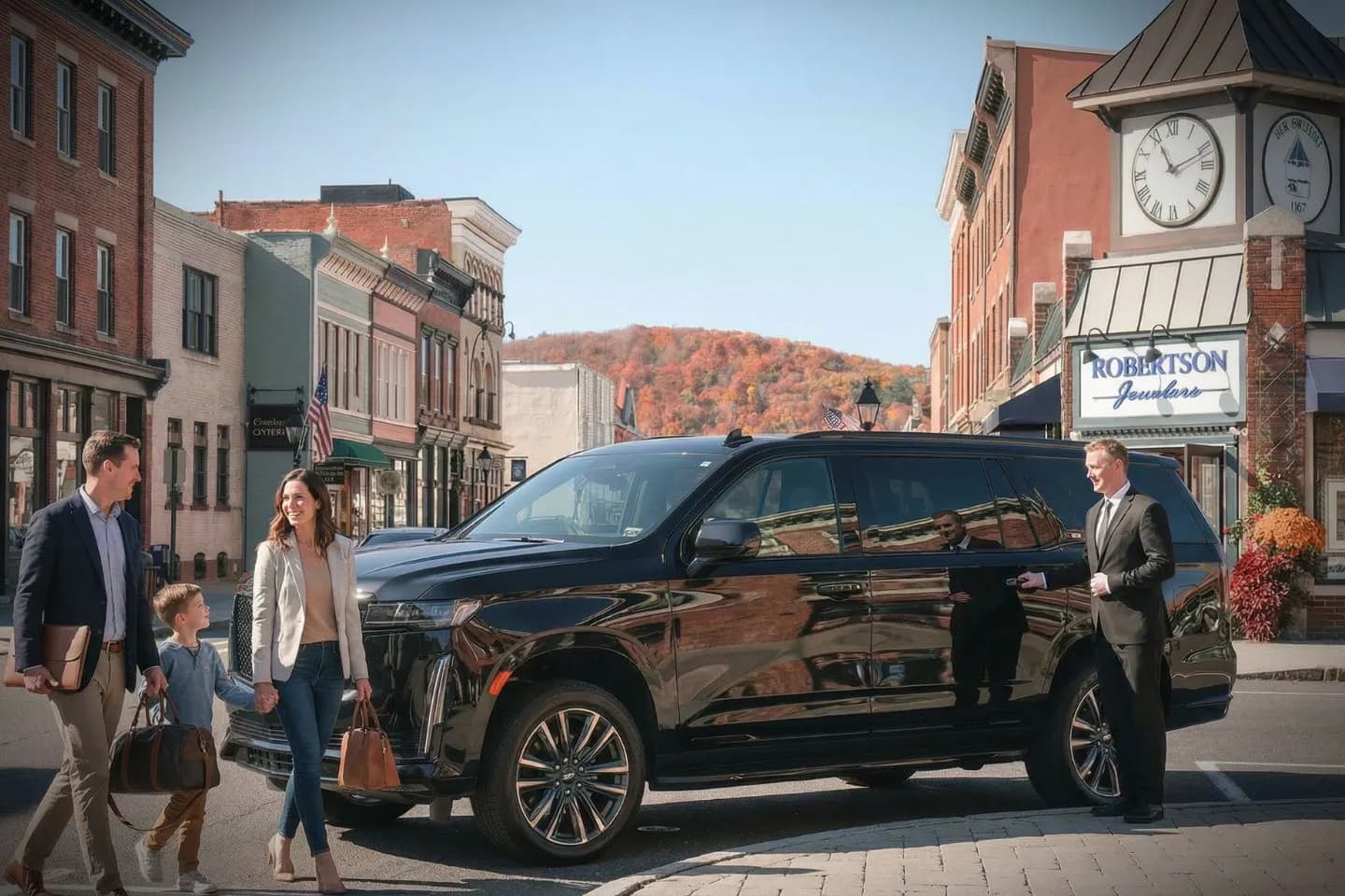 Airport transfer ride from Litchfield CT car service with comfortable seating and punctual arrival