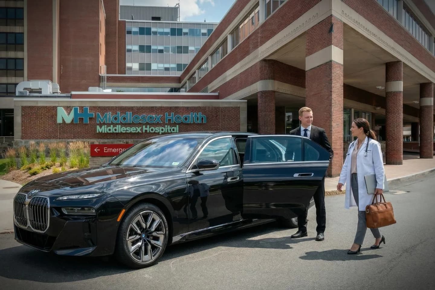 Professional driver offering Middlesex, CT Car Service ride for safe and reliable local travel