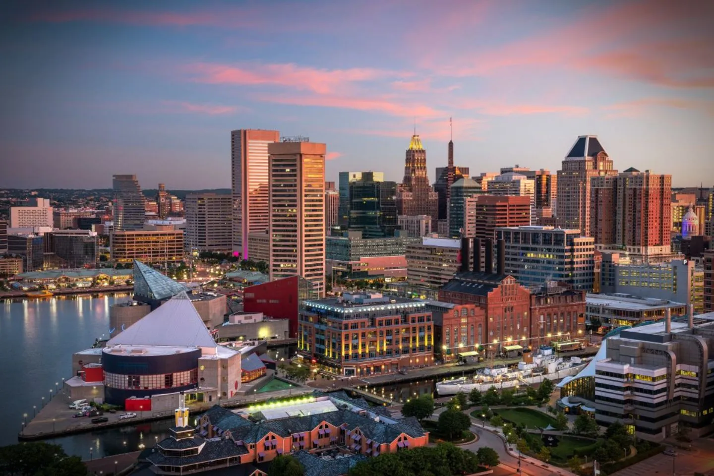 Business travel Maryland chauffeur service premium sedan interior with client riding comfortably