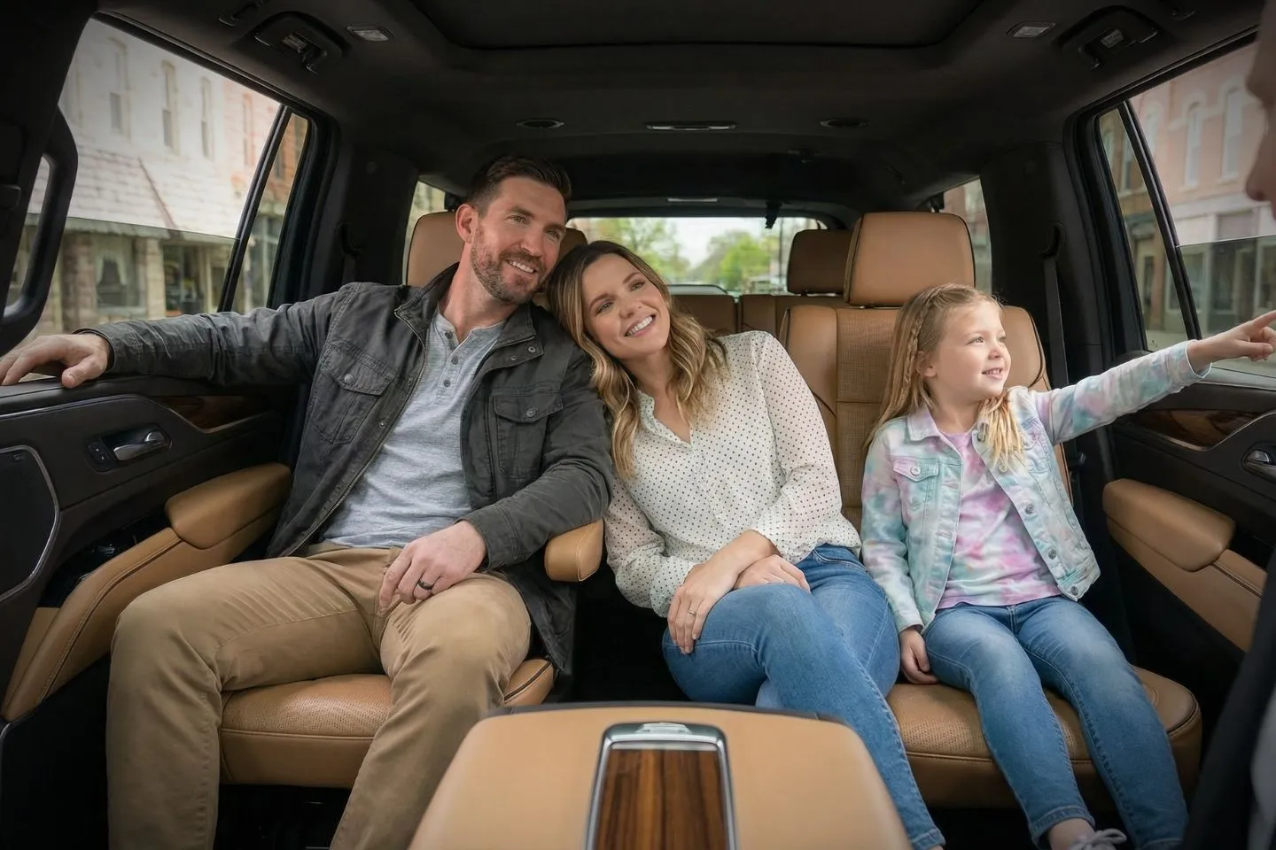 Professional driver assisting passenger with Nebraska chauffeur service airport pickup