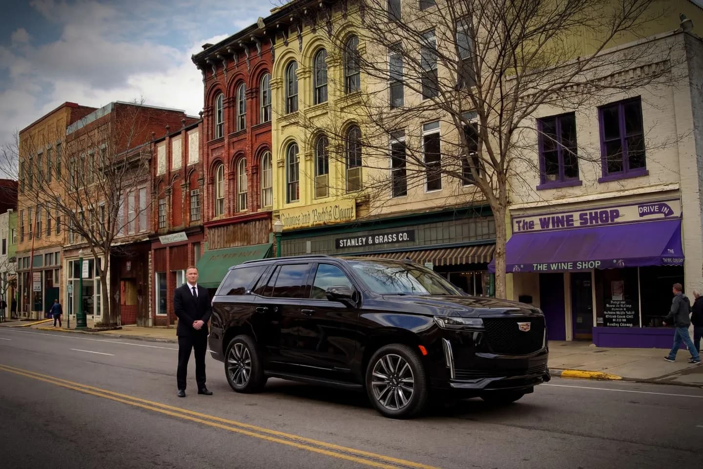 Pennsylvania, PA Chauffeur Service luxury vehicle interior showing leather seats and comfortable executive ride experience