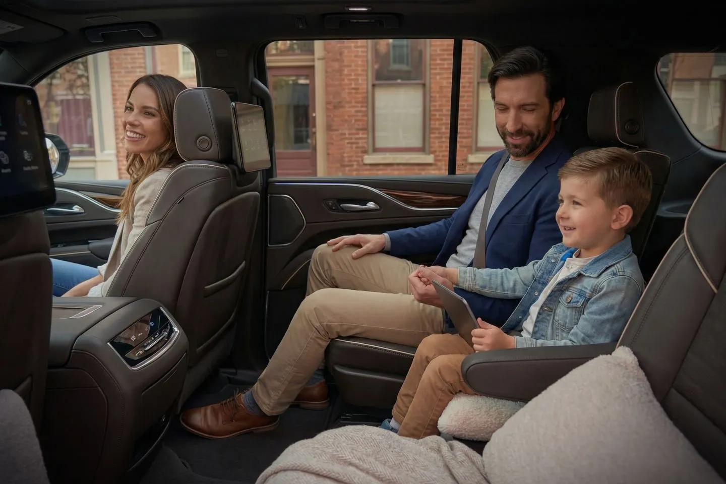 Professional chauffeur driving client through city streets with Texas, TX Chauffeur Service