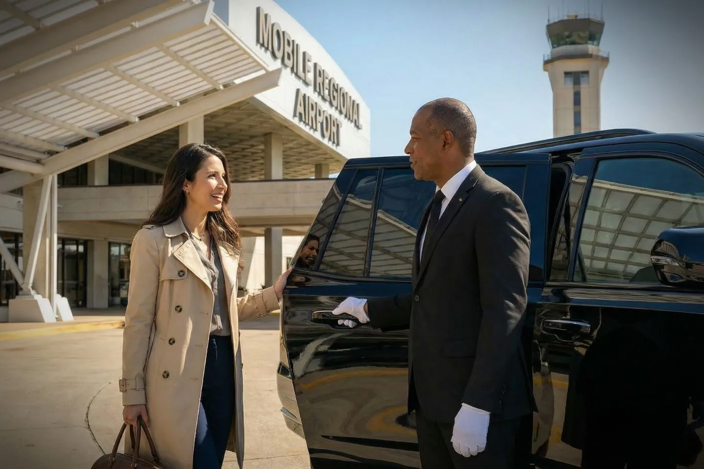 Corporate client using Alabama, AL Car Service for business meeting transportation