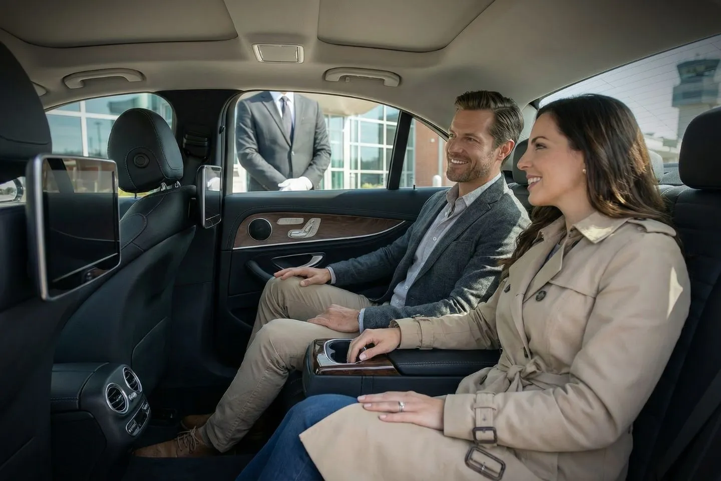 Clean black car fleet for Massachusetts, MA Car Service serving suburban Massachusetts neighborhoods