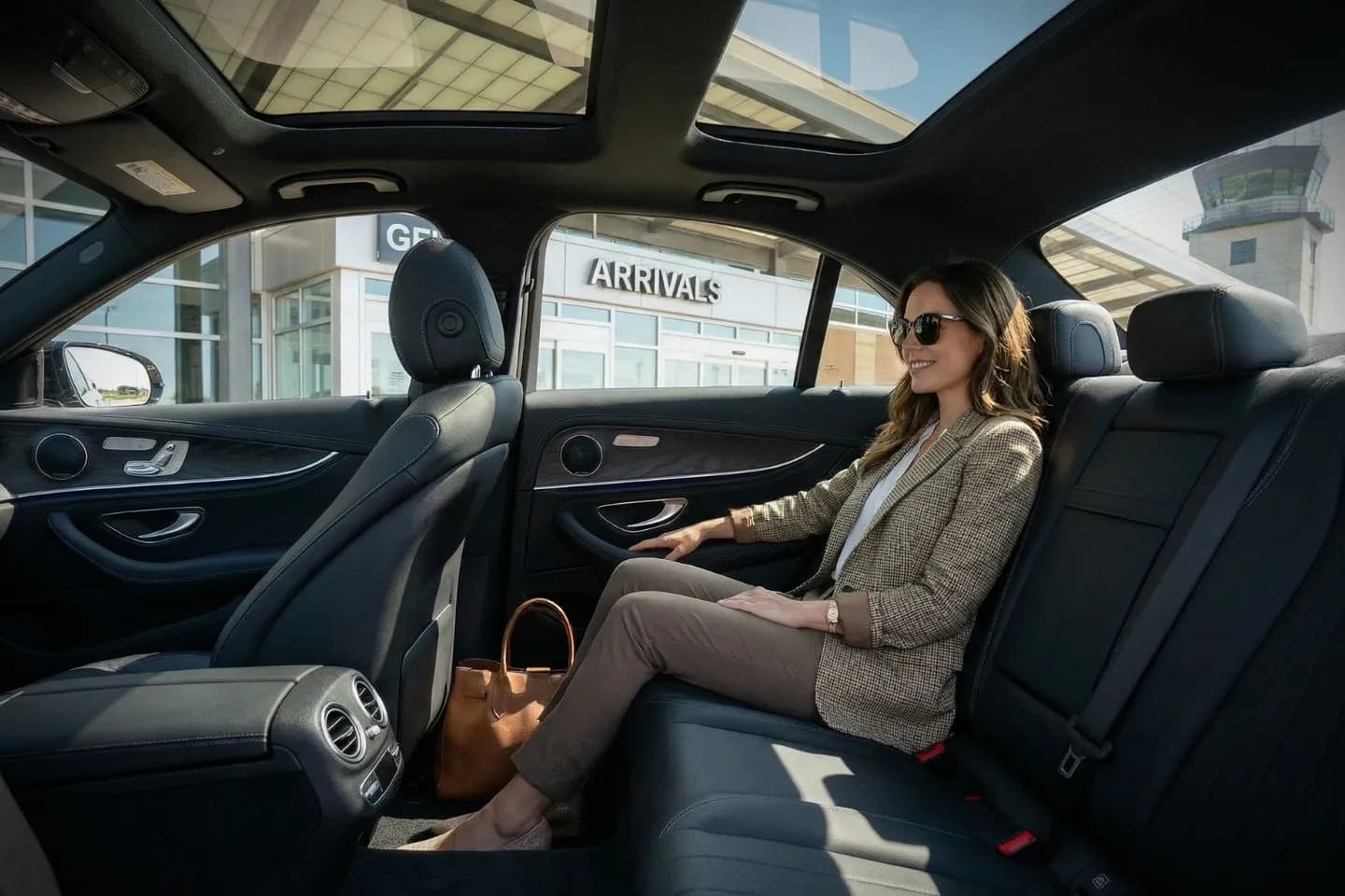 Elegant wedding transportation by North Dakota, ND Car Service with luxury vehicle