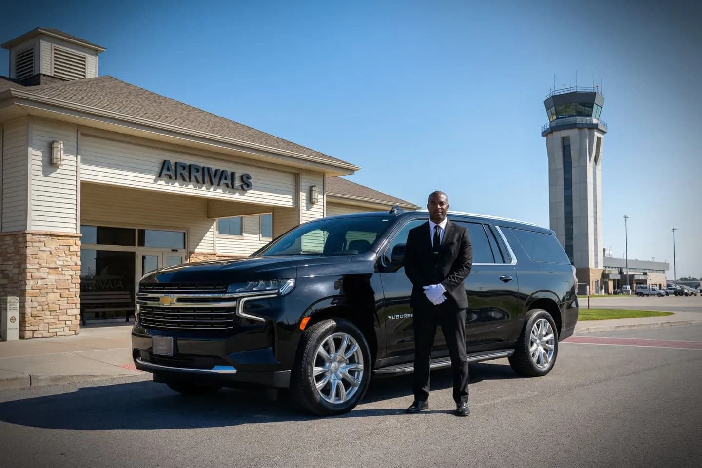 Massena International Richards Field (MSS) Car Service luxury sedan pickup in Manhattan New York near Fifth Avenue