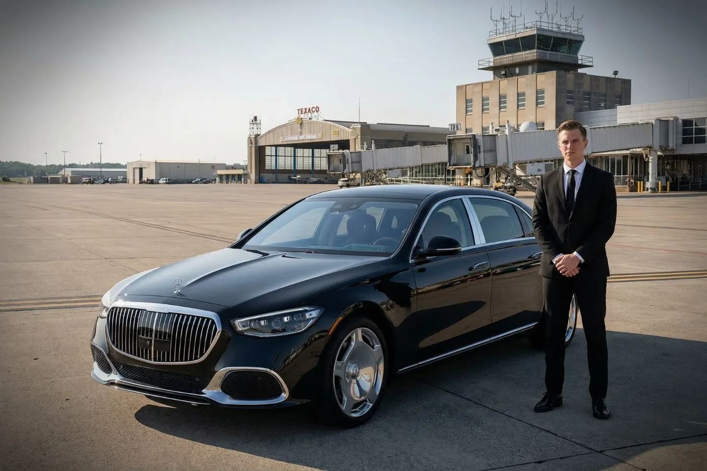 Chauffeur with Capital City (CXY) Car Service in downtown Harrisburg Pennsylvania business district