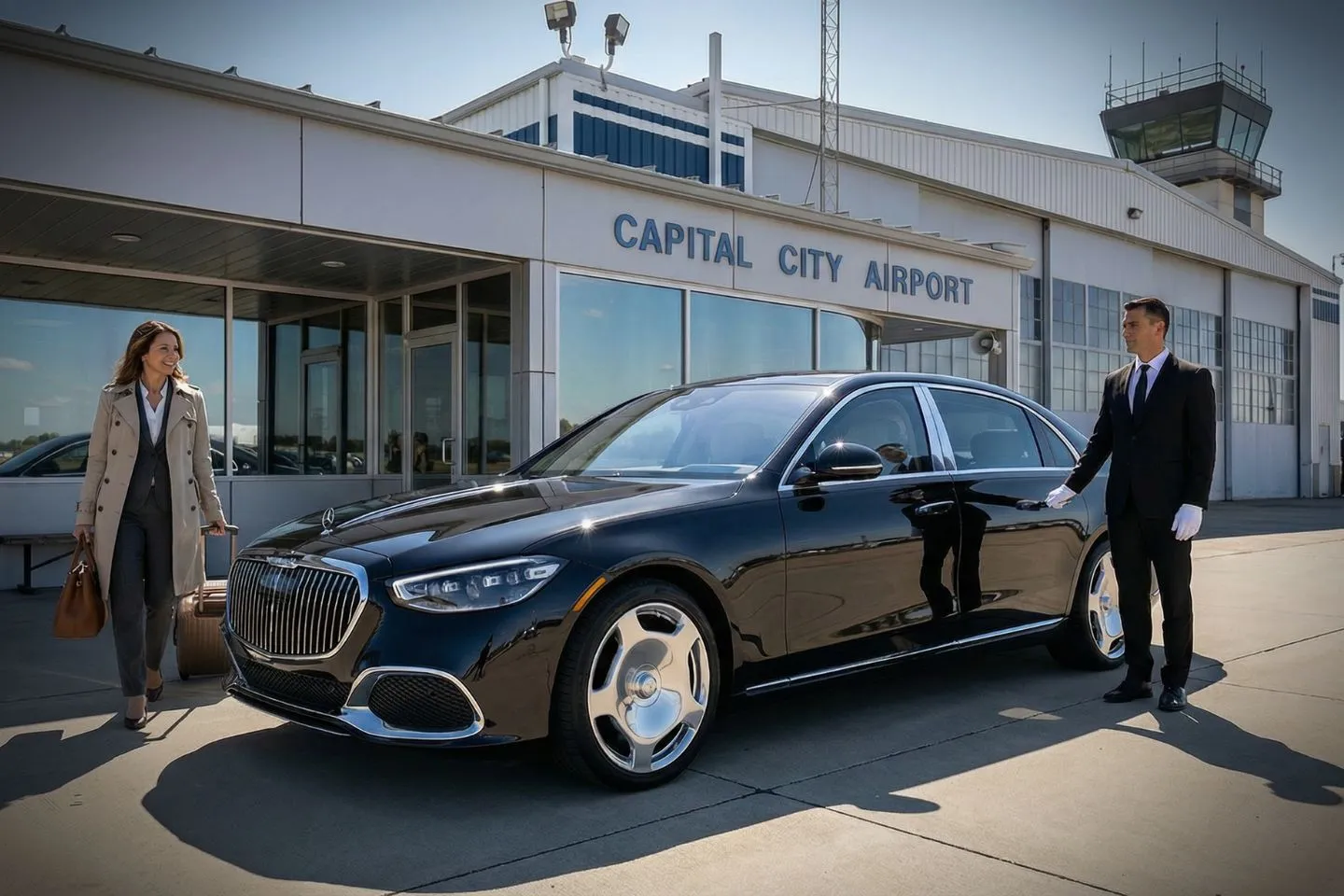 Executive vehicle for Capital City (CXY) Car Service near Pennsylvania State Capitol building