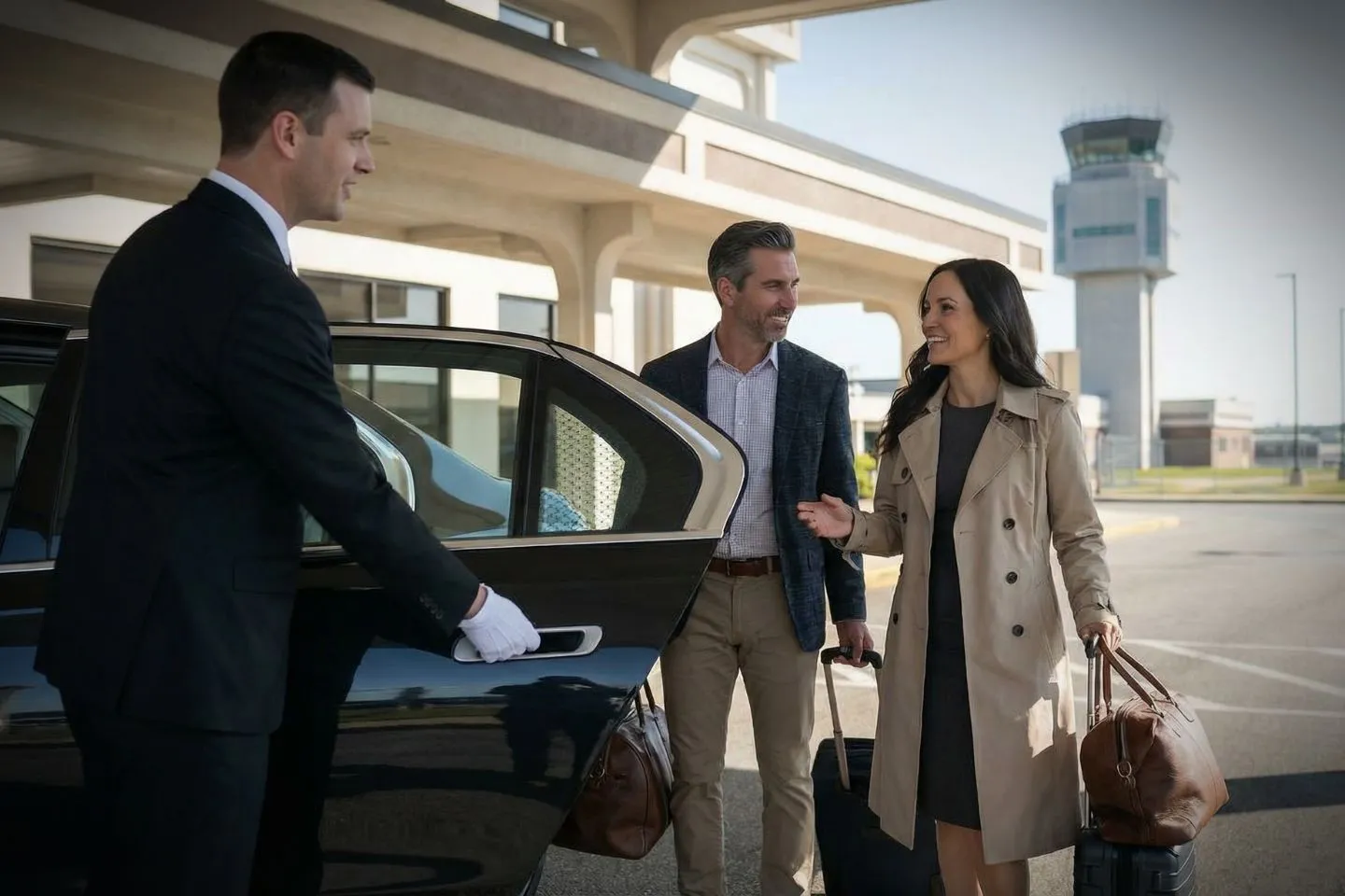 Chauffeur with Altoona Blair County (AOO) Car Service in downtown Altoona Pennsylvania